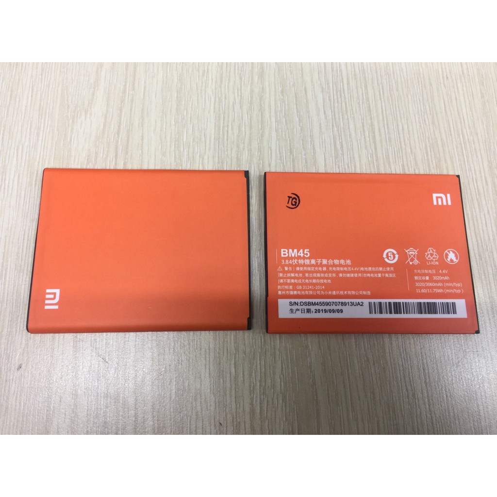 PIN ĐIỆN THOẠI XIAOMI REDMI NOTE 2 - BM45 ZIN - BẢO HÀNH 3 THÁNG - LINH KIỆN NAM VIỆT MOBILE .