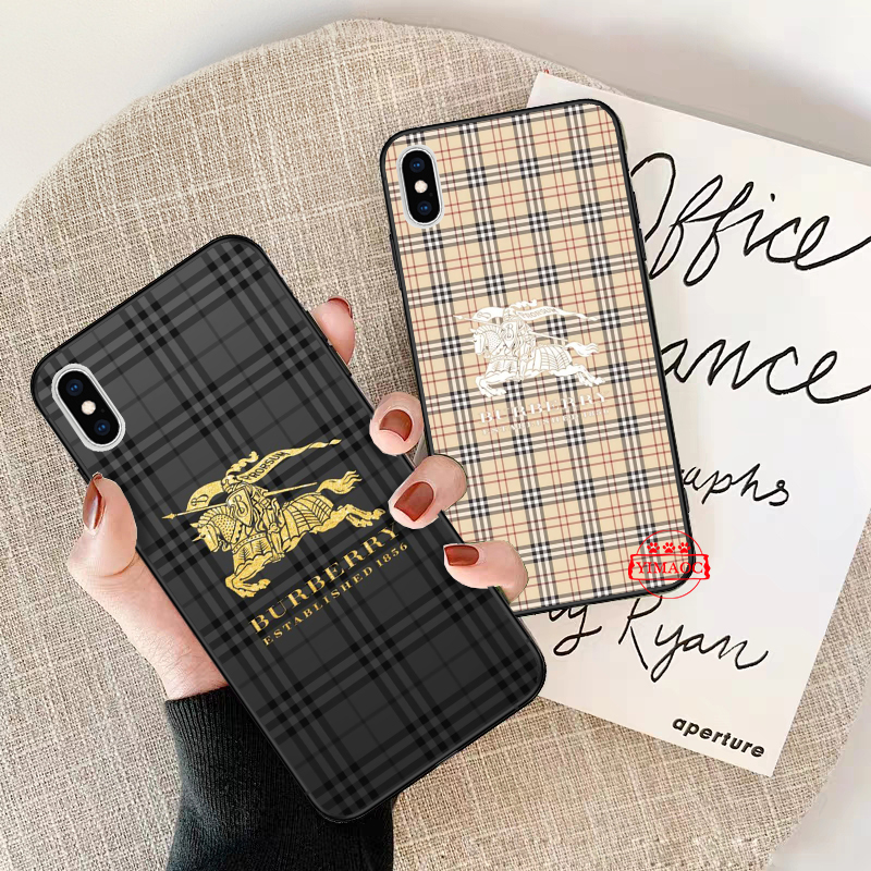 Ốp điện thoại mềm họa tiết Burberry sang trọng 69C cho iPhone 5 5S SE 2020 6 6S 7 8 Plus X