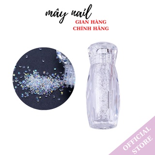 Đá rắc móng ống bảy màu, trắng