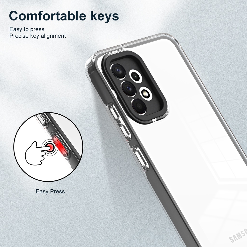 Ốp Điện Thoại PC Cứng Viền TPU 2 Trong 1 Cho Samsung Galaxy S22 S22 Plus S22 Ultra S23 S23 Plus S23 Ultra A33 5G A52 4G 5G A52s 5G A04