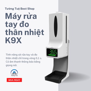 XẢ KHO [Hỏa tốc TP.HCM] Máy xịt sát khuẩn đo thân nhiệt hồng ngoại bằng tay K9X, K9 Pro, Plus, K10