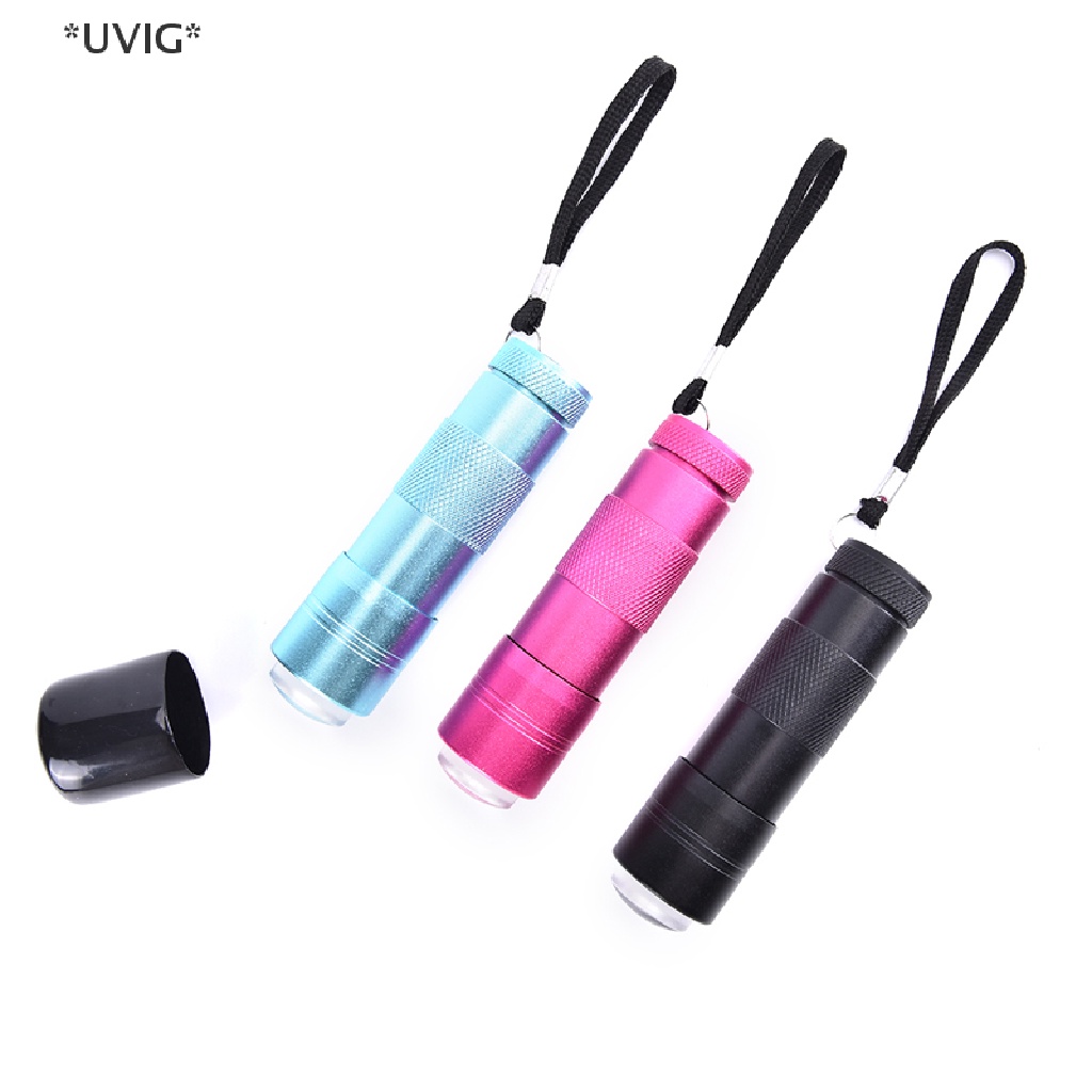 [[UVIG]] Handheld Portable Silicone Press Nail UV Light For Manicure UV Lamp With 12 Led [Hot Sell]