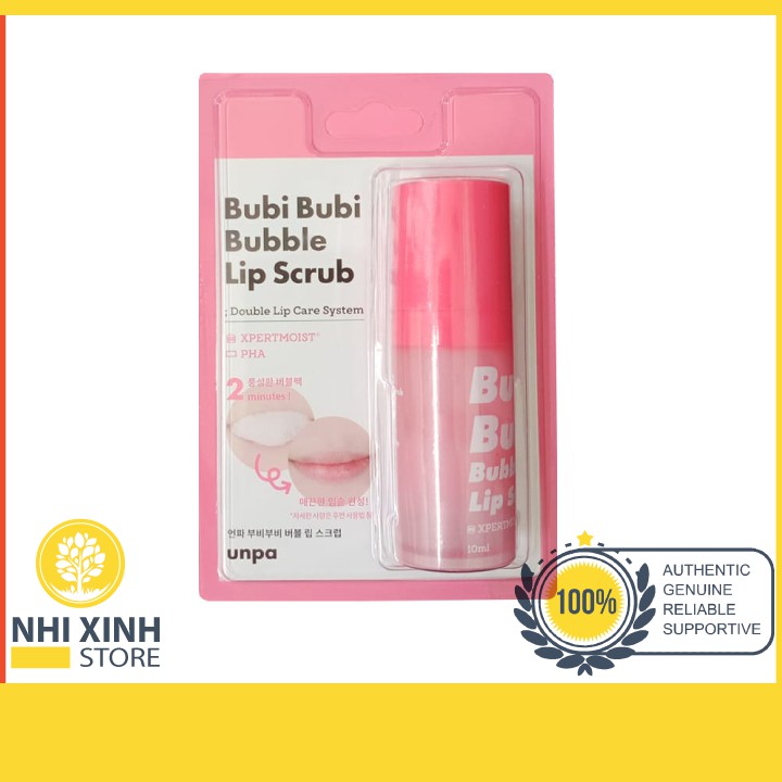 [NEW 2021] Tẩy Da Chết Môi Sủi Bọt Bubi Bubi Lip by Unpa | BigBuy360 - bigbuy360.vn