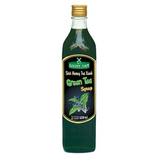 Siro hương trà xanh 520ml - golden farm