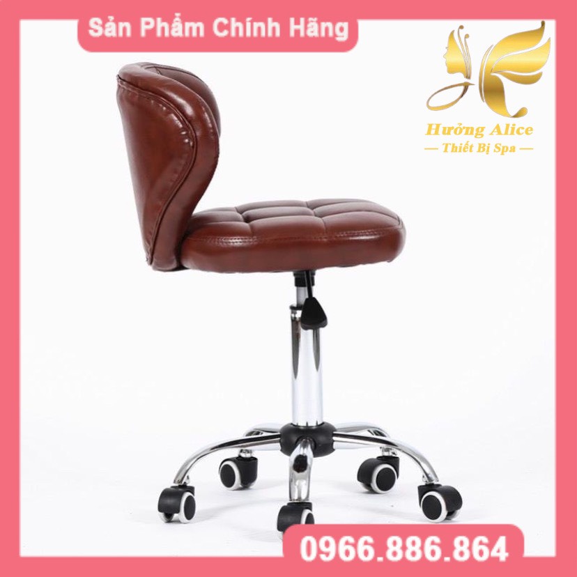 Ghế tựa cao cấp sẵn màu đen, trắng, nâu, ngồi tiêm filler, phun xăm và spa