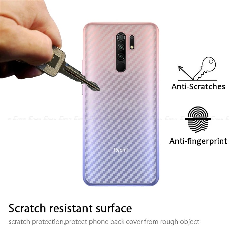 Miếng dán skin chống trầy xước Xiaomi miếng carbon dán lưng redmi dòng NOTE 10 9 8 7 6 5 4 3 2 pro max 5g T S