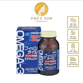 Dầu cá Omega 3 Orihiro Nhật Bản 180 viên shop Thủy Top