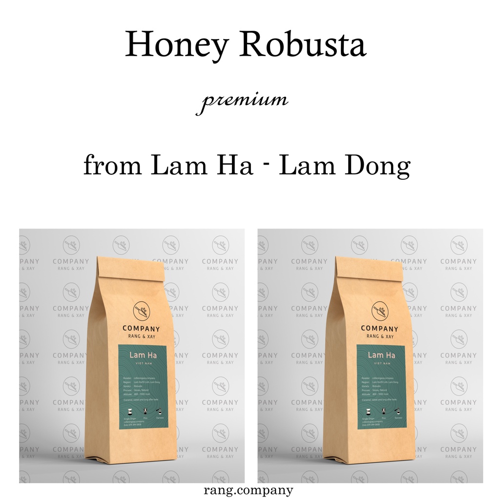 Cà phê Honey Robusta Lâm Hà thượng hạng - Rang Company