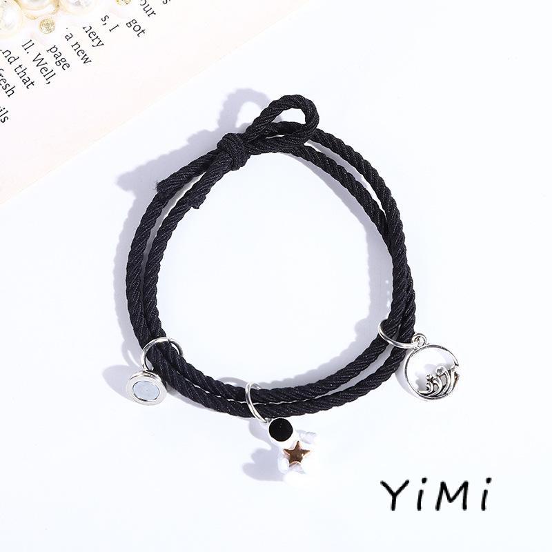 Cặp Vòng Tay Mặt Hình Phi Hành Gia Và Ngôi Sao Nhiều Kiểu Tùy Chọn Có Nam Châm Cho Các Cặp Đôi