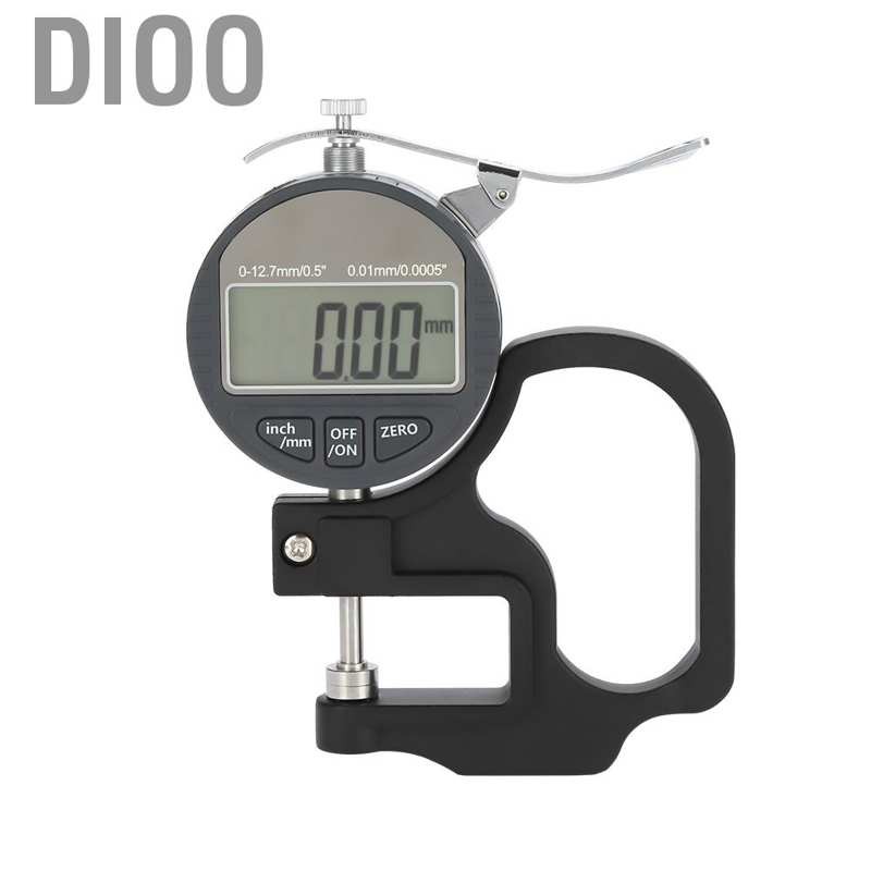 Máy Đo Độ Dày Điện Tử Dio 0-12.7mm Với Màn Hình Lcd 0.01mm Đa Năng