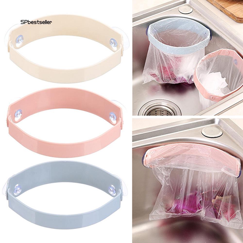 Giá đỡ bao rác có giác hút sáng tạo cho nhà bếp