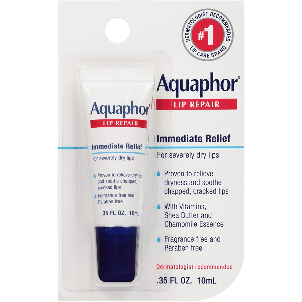 Hàng US - Dưỡng môi khô nẻ Aquaphor Lip Repair 10ml