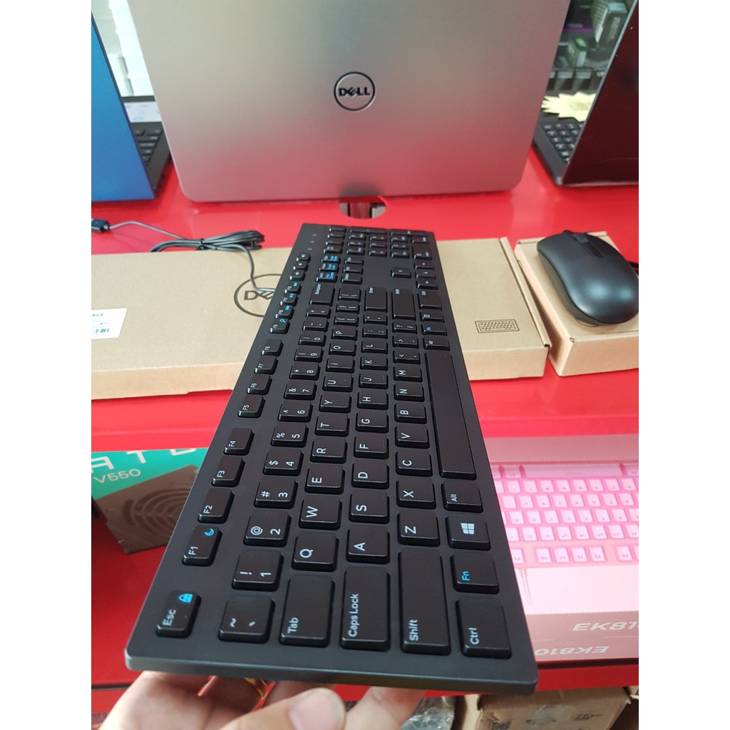 Bộ phím chuột Dell Kit-Dell Multimedia - Optical KB216 + MS116 có dây - Hàng chuẩn hãng có seri từng mã