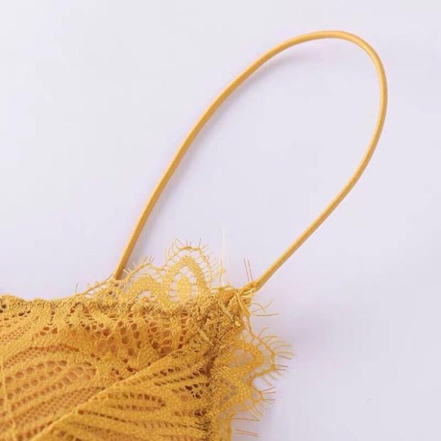 Áo Bra Ren Hoa Lá Dáng Lửng Sexy 9936