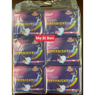 Băng vệ sinh siêu thấm Diana Super Night ban đêm 29cm 4 miếng