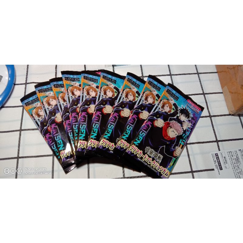 THẺ NHÂN PHẨM JJK- CLEAR / METAL CARD Jujutsu Kaisen vol1/ Pack nhân phẩm Jujutsu Kaisen