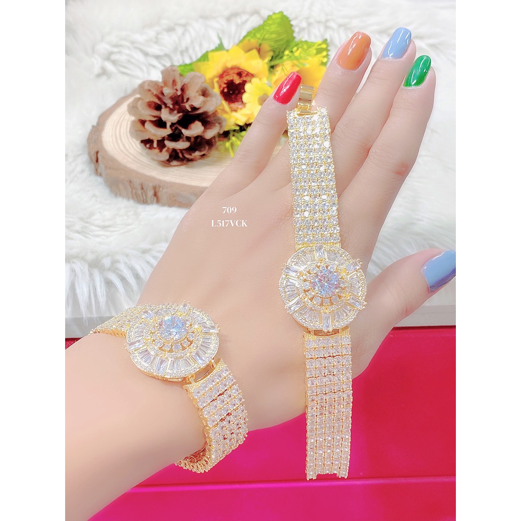 UHA - Lắc Tay Nữ Mạ 18k Sang Trọng L517