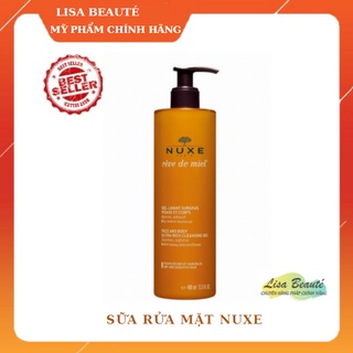 SỮA RỬA MẶT NUXE - CHIẾT XUẤT MẬT ONG DÀNH CHO DA NHẠY CẢM, DA KHÔ