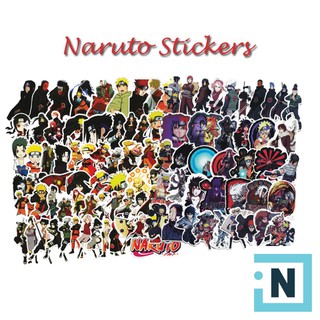 Set 63 Sticker Dán Naruto PVC | Dán Điện Thoại | Dán Laptop | Dán Mũ Bảo Hiểm | Dán Vali [iNote Shop]