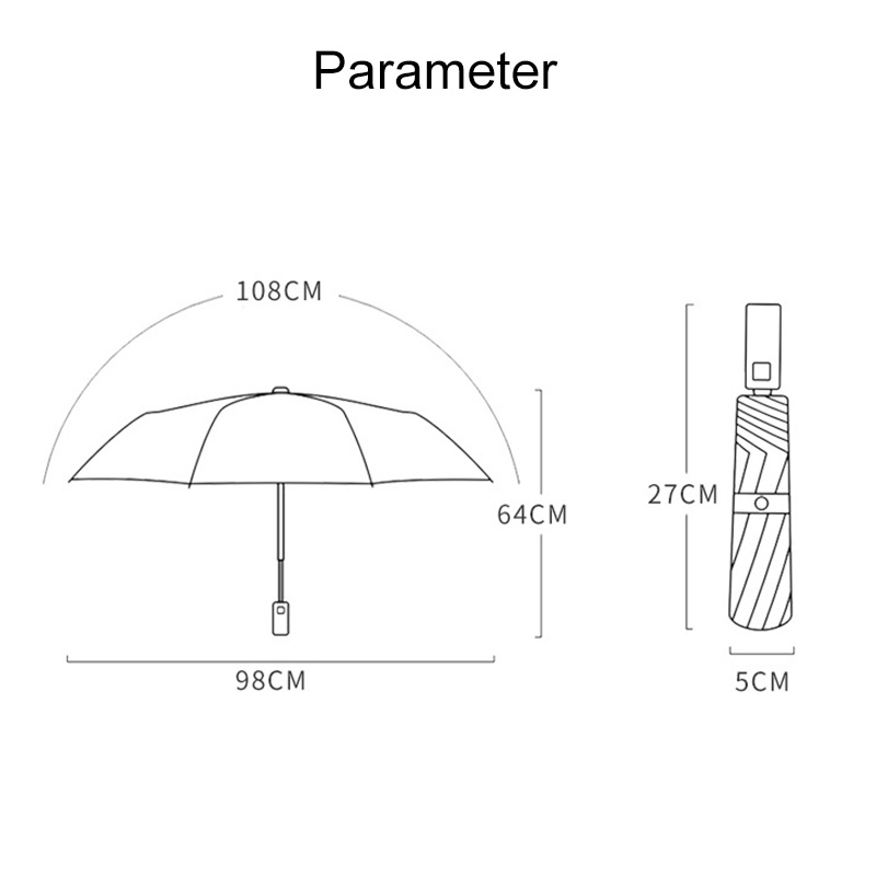 Dù Gấp Chống Mưa Nắng Bằng vinyl Họa Tiết Hoạt Hình Dễ Thương Chống Tia UV Cho Nam Và Nữ