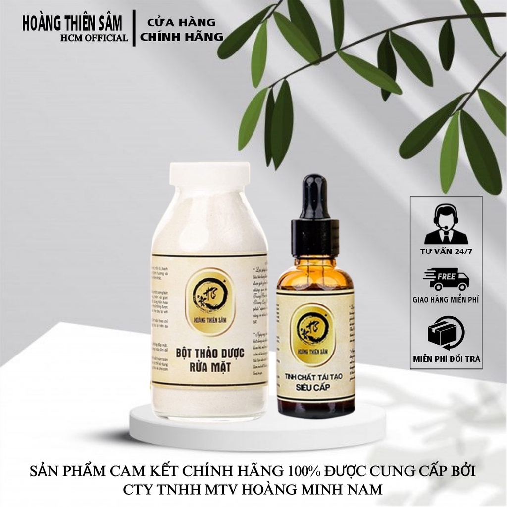 Serum Giảm Mụn Thâm Rỗ - Combo Hoàng Thiên Sâm [Loại Thường]