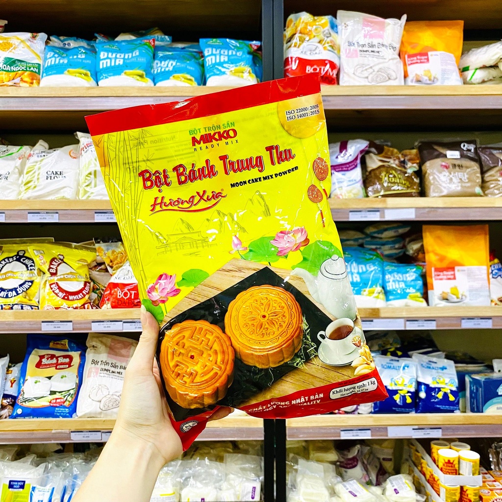 BỘT TRỘN SẴN VỎ BÁNH NƯỚNG TRUNG THU MIKKO HƯƠNG XƯA 1KG