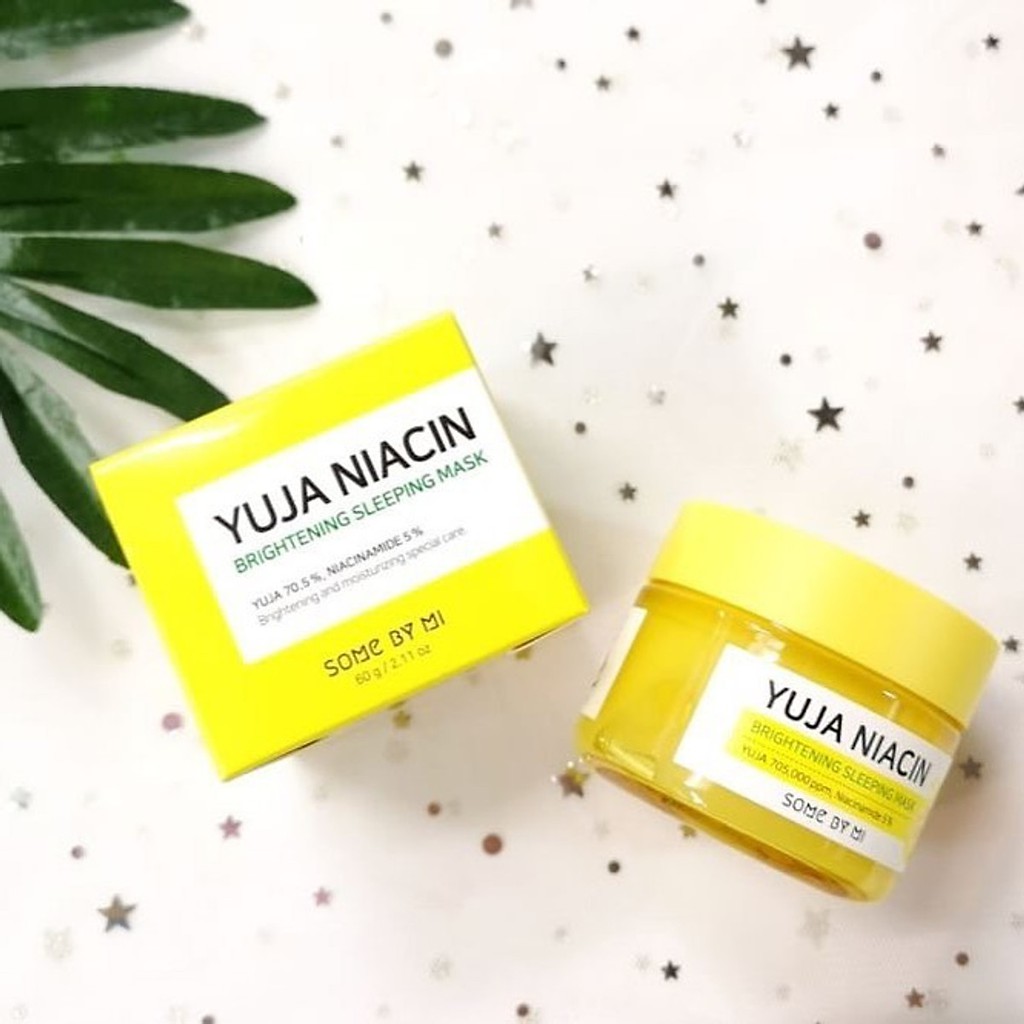 Mặt Nạ Ngủ Dưỡng Ẩm Sáng Da Some By Mi Yuja Niacin 30 Days Miracle Brightening Sleeping Mask 60g