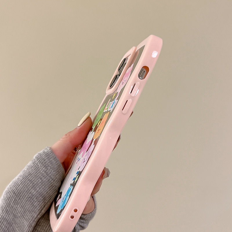 Ốp lưng iphone Ốp Điện Thoại Mặt Gương Họa Tiết Ren Cho Iphone 13Promax / 12Pro / 6 / 7 / 8plus / 14 Dinuo case