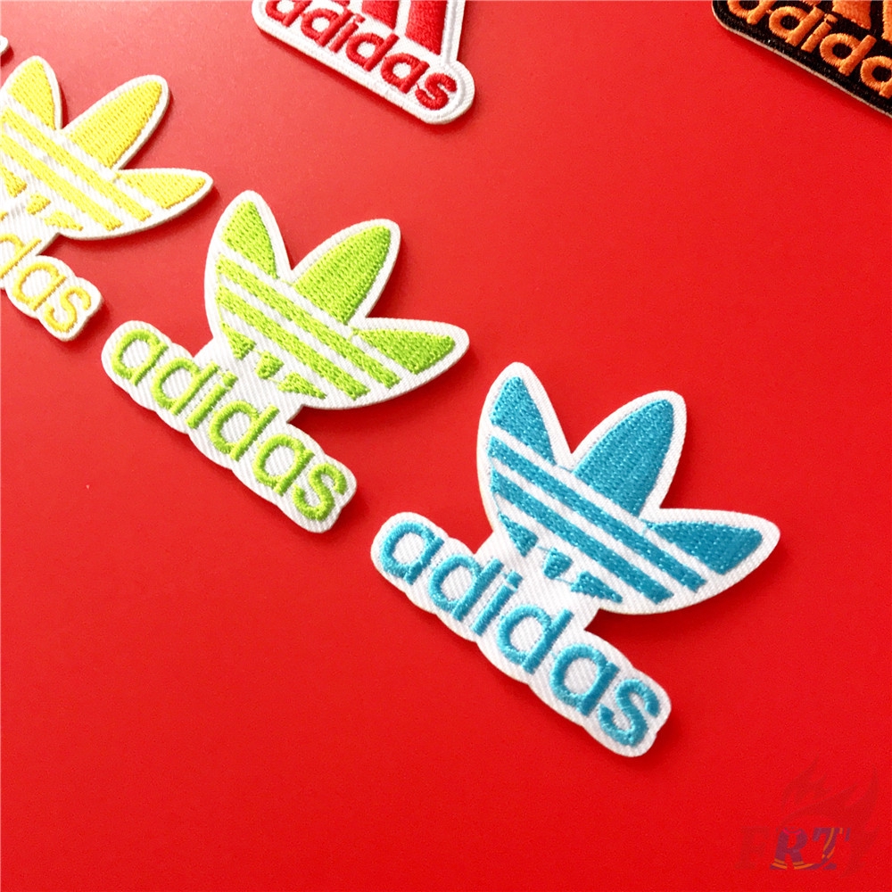 Miếng dán nhiệt in logo Adidas thời trang DIY