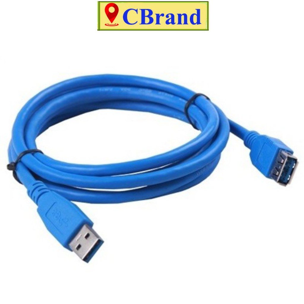 Cáp Usb⚡️Dây Cáp Nối Dài Usb 3m 2.0⚡️Màu Xanh Chống Nhiễu, Hàng Chất Lượng Cao⚡️C.Brand