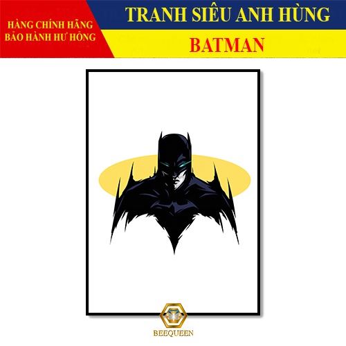 [MS26-51] Tranh Trang Trí Siêu Anh Hùng Bat Man - Tranh Treo Tường  Bat Man