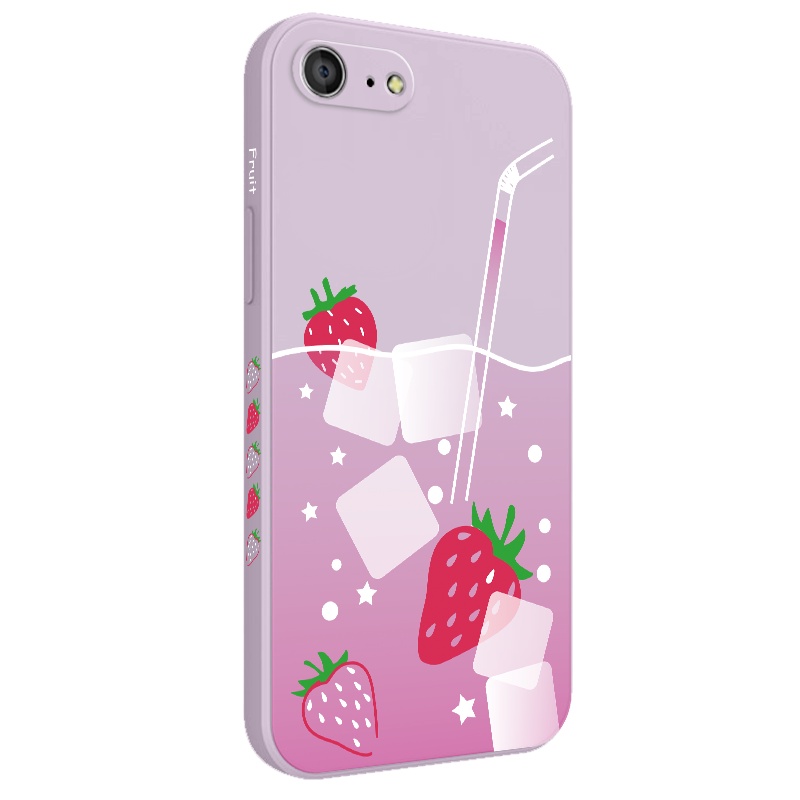 Ốp Điện Thoại Silicone Dẻo In Hình Chai Nước Mùa Hè Mát Mẻ Cho IPhone 8 7 6 6S Plus SE 2020