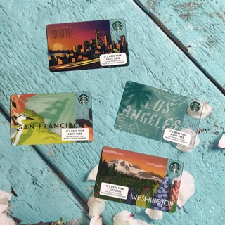 Thẻ Starbucks city - Các thành phố Mỹ năm 2017