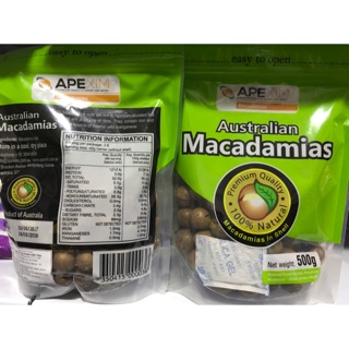 Hạt maca Úc nguyên vỏ nứt tự nhiên 500g