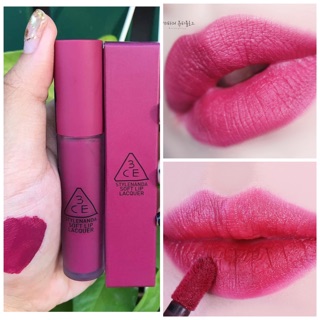 SON 3CE SOFT LIP LACQUER màu MIDNIGHT BOTTLE