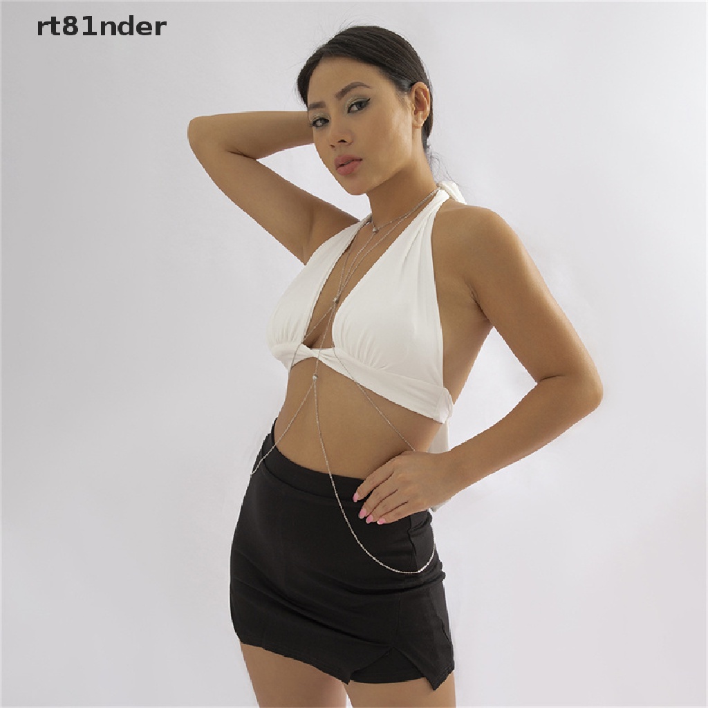 Rt Vòng cổ Cơ Thể Dạng Chuỗi Đơn Giản Phong Cách Boho Quyến Rũ Cho Nữ