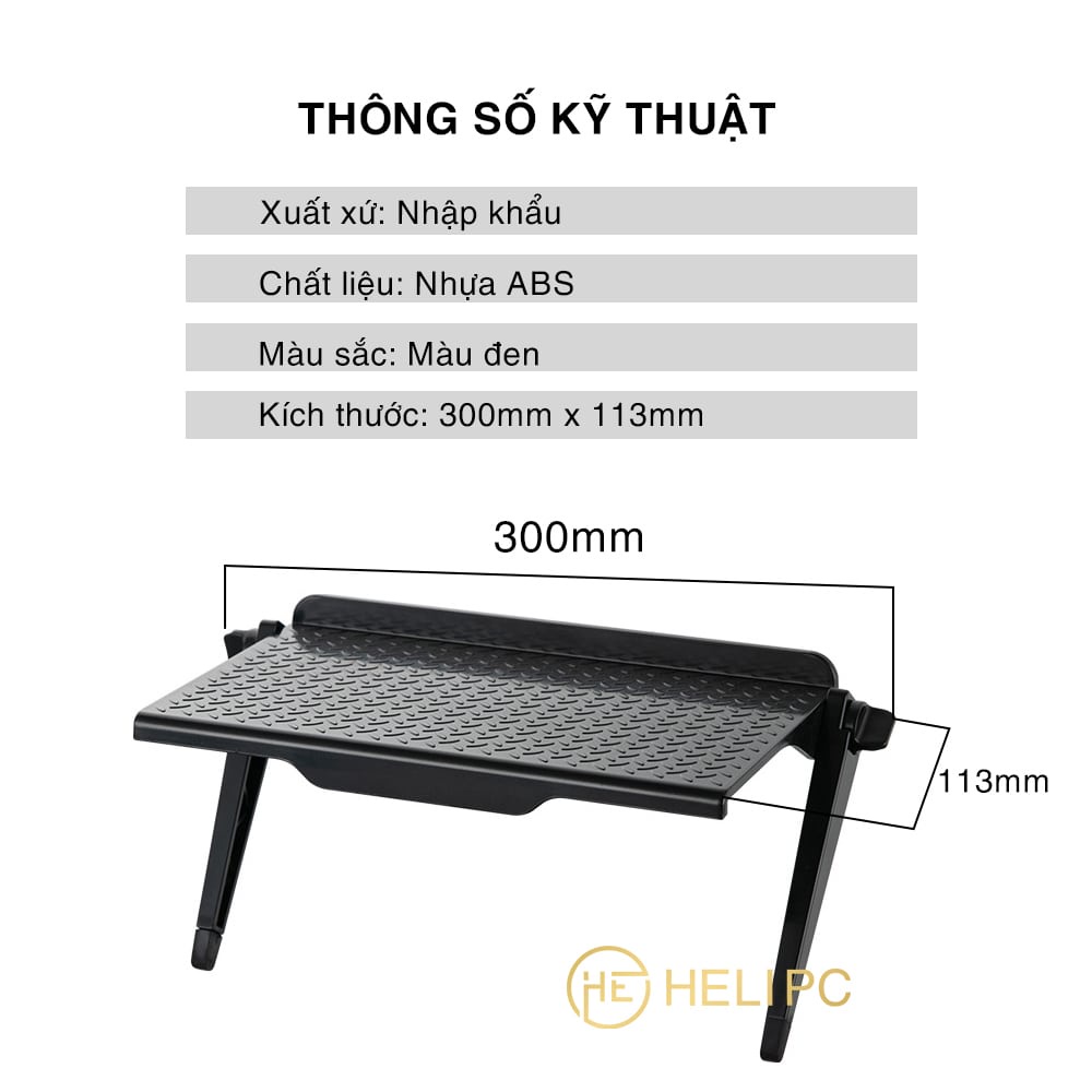Kệ để đồ gác trên màn hình máy tính, tivi đa năng, giá đỡ laptop, giá đỡ điện thoại