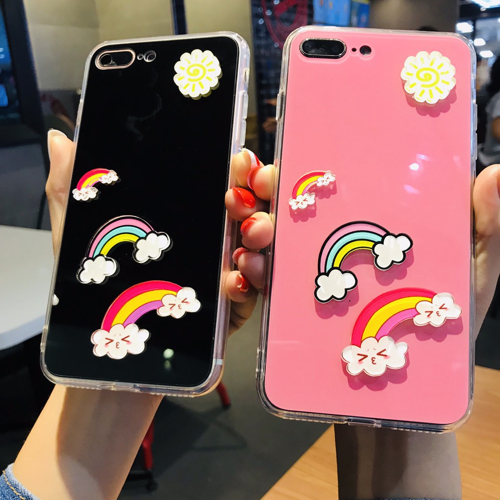 [ SAMSUNG ] Ốp Lưng Cầu Vòng Cartoon 3D -