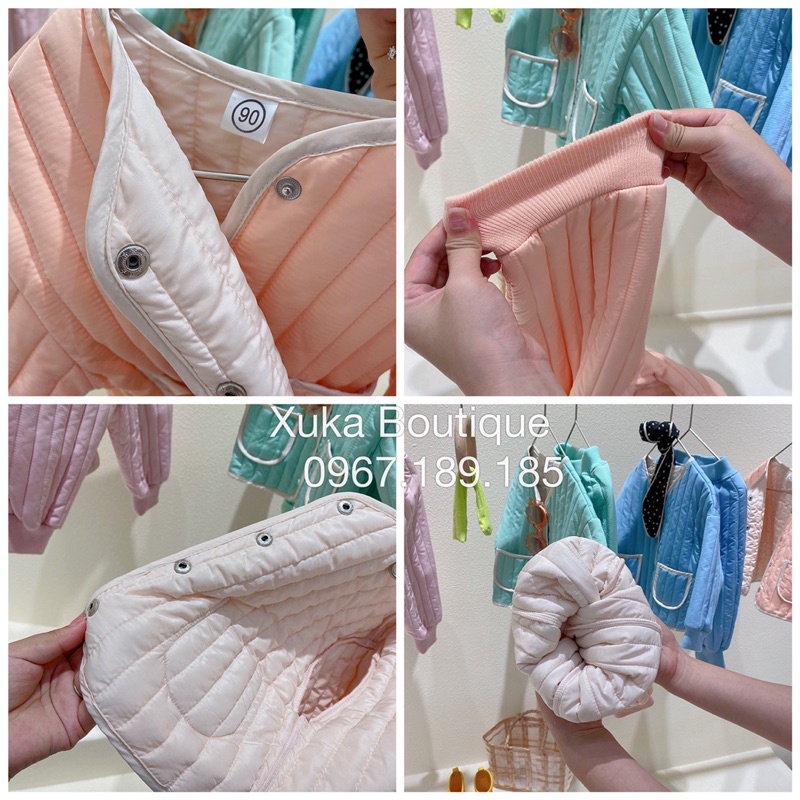 Quần Áo Trẻ Em | Bộ Quần Áo Trần Bông 2 lớp Quảng Châu Cao Cấp Cho Bé 1 - 8 tuổi | Áo Khoác Trần Bông Cho Bé [Ảnh Thật]