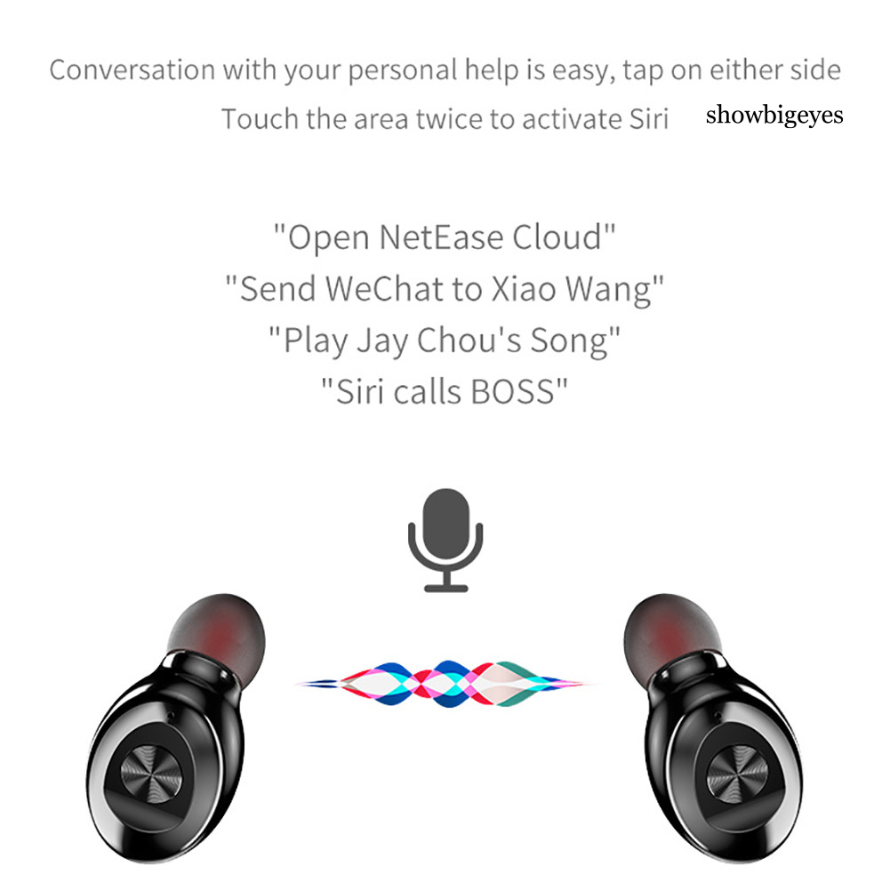 Tai Nghe Nhét Tai SH-M XG8 TWS Bluetooth 5.0 Mini IPX5 Chống Thấm Nước