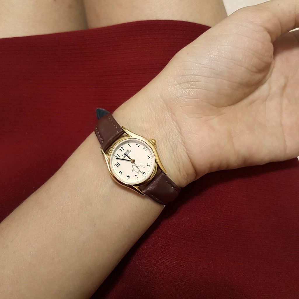 Đồng hồ nữ Casio LTP-1094Q-7B6RDF dây da