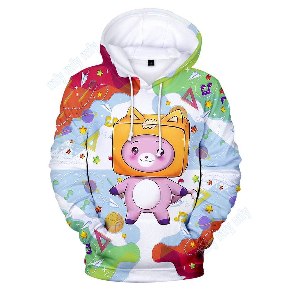 Áo Khoác Hoodie In Hình Lankybox & Halloween Cho Bé Trai/Bé Gái