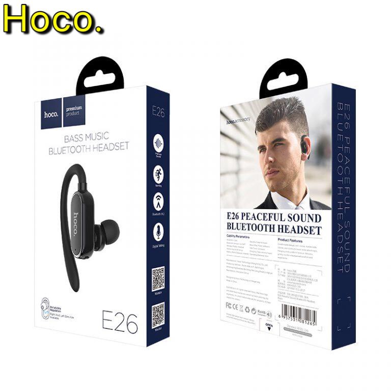 Tai nghe bluetooth HOCO E26 giá rẻ - Bảo hành chính hãng 3 tháng