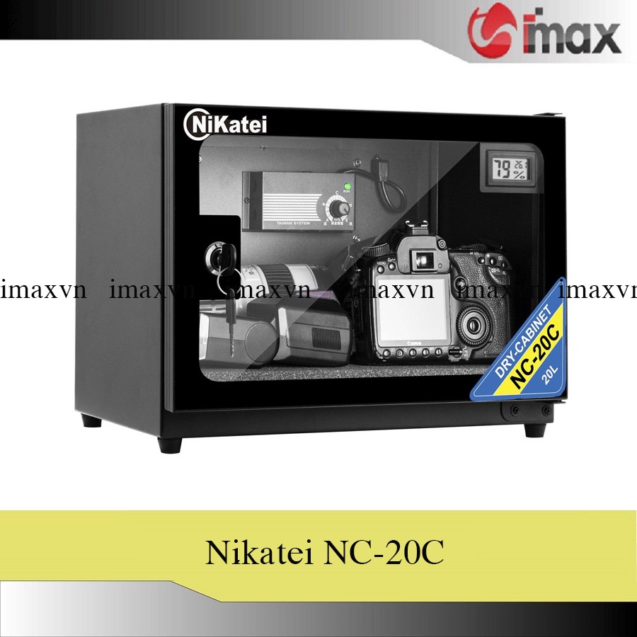 Tủ chống ẩm Nikatei NC-20 SILVER (20 lít) + Bộ vệ sinh máy ảnh 8 in 1