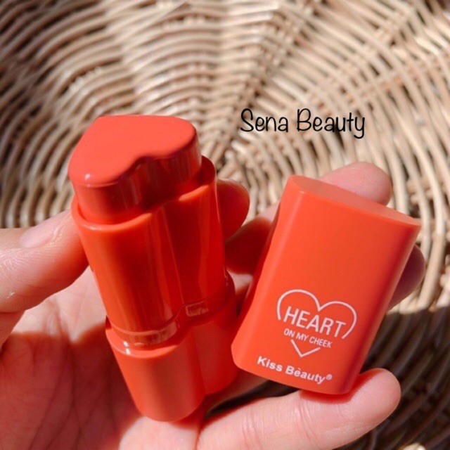 Má hồng thỏi hình trái tim Kiss Beauty | BigBuy360 - bigbuy360.vn