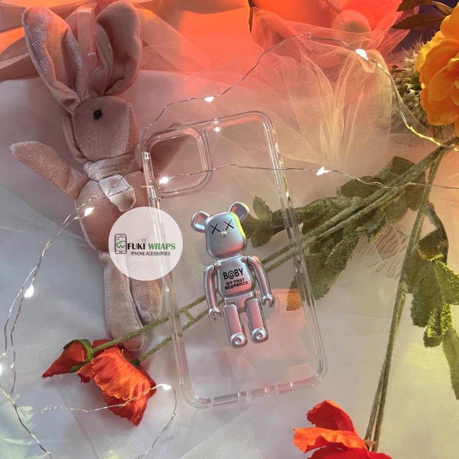Ốp Lưng Gấu Trong Suốt Dành Cho 13prm , 12prm , 11prm , x , xsm  - FukiShop