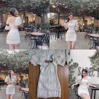 Đầm ren tiểu thư có lót sang chảnh