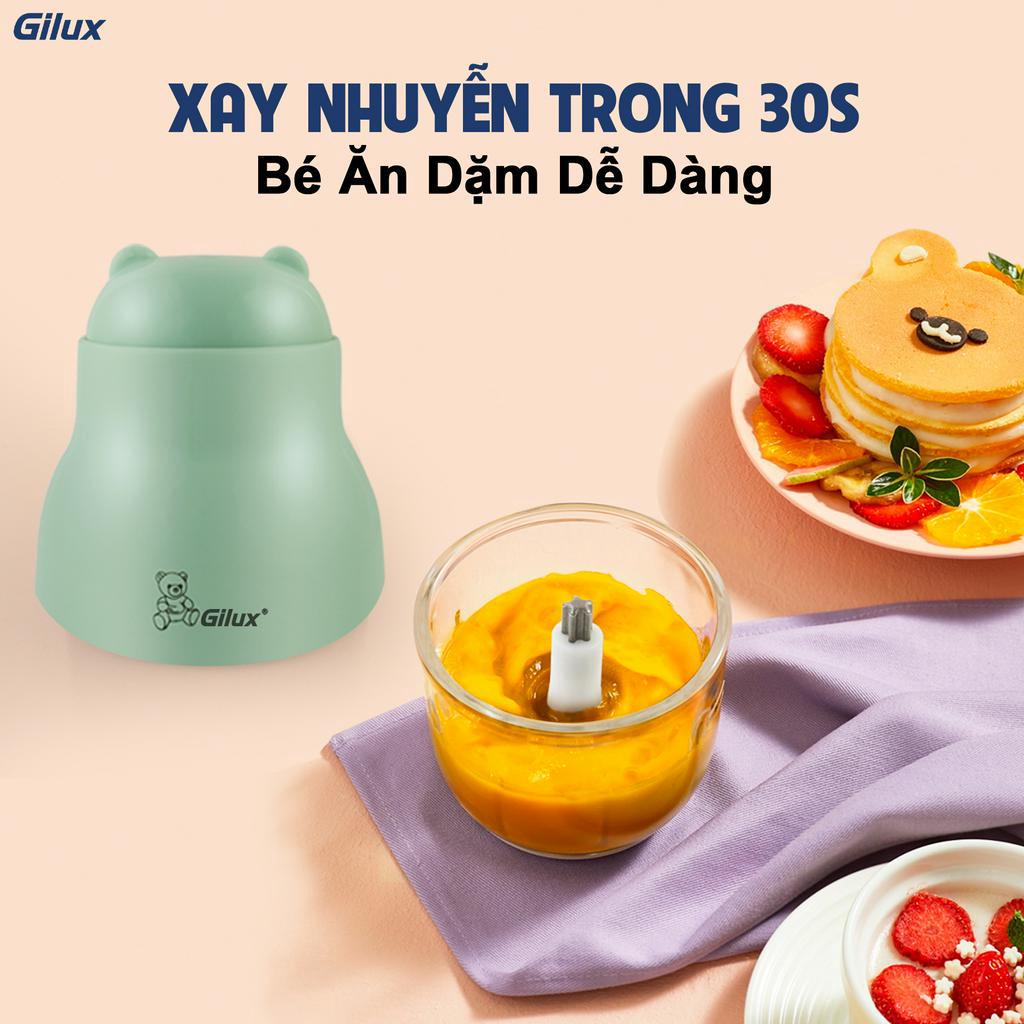 Máy Xay Cầm Tay Đa Năng GILUX 300ml - Công suất lớn - Bảo Hành 12 Tháng