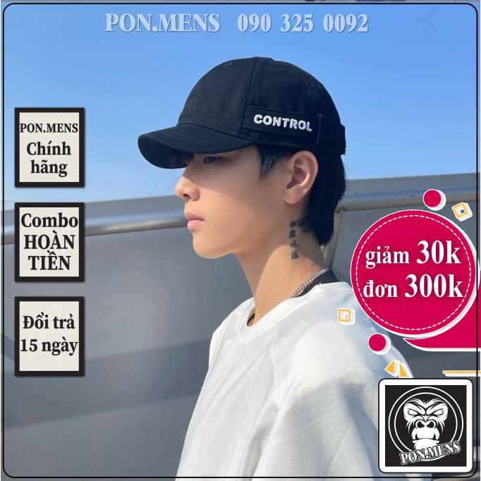 Mũ Lưỡi Trai Vành Nhỏ Cho Nam Và Nữ control màu đen sữa Pon.mens hà nội hcm