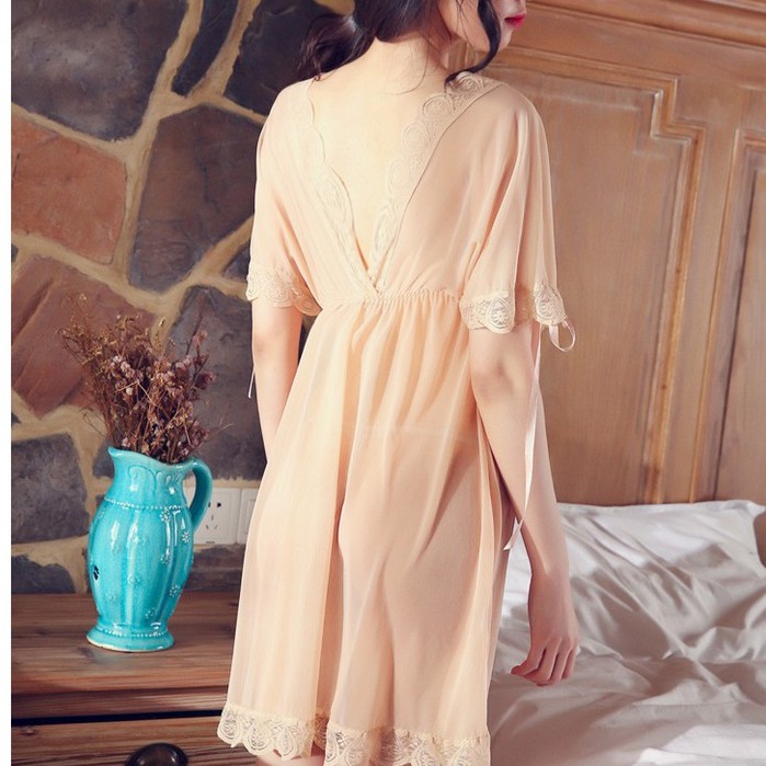 Váy ngủ sexy big size tới 70kg voan thun phối ren trễ vai 🔥FREESHIP 50K🔥 đầm ngủ sexy xuyên thấu sale giá rẻ | BigBuy360 - bigbuy360.vn